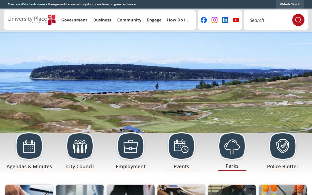 University Place Washington criminal court records