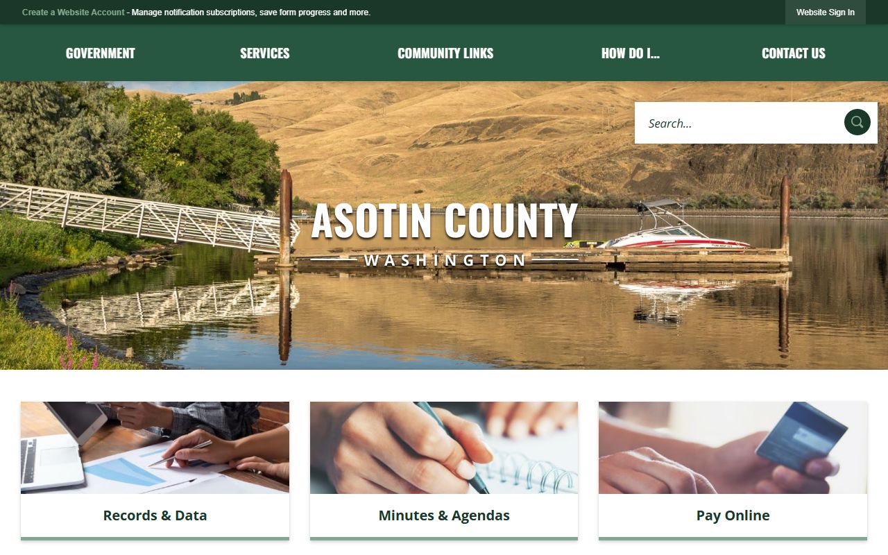 Asotin County criminal court records Superior Court website