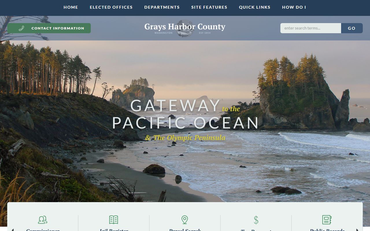 Grays Harbor County criminal court records Superior Court website