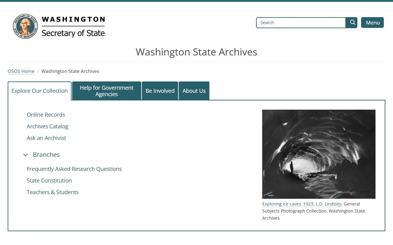 Washington State Archives historical criminal court records